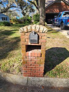 Refurbish of Old Brick Mailbox